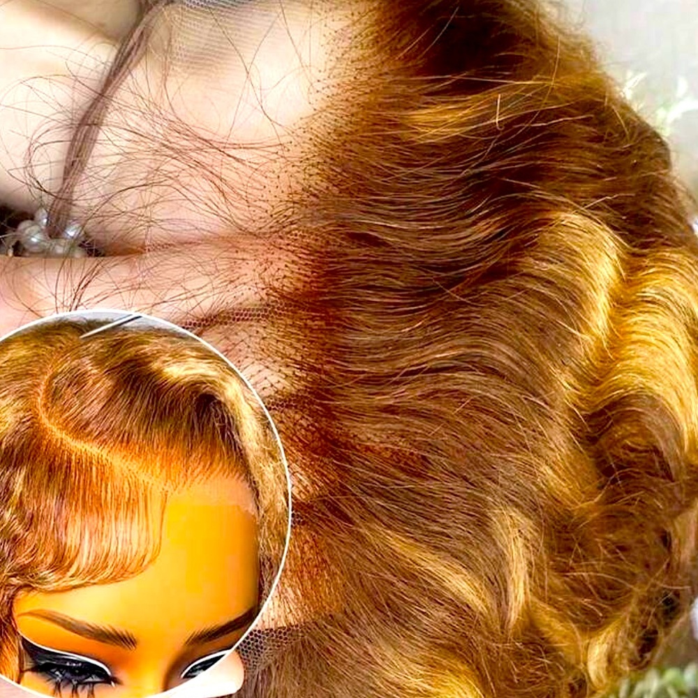 Deep Curly Wave 13*6 Blonde Human Hair Wig, 26 to 28 inches long. - Picture 9 of 9